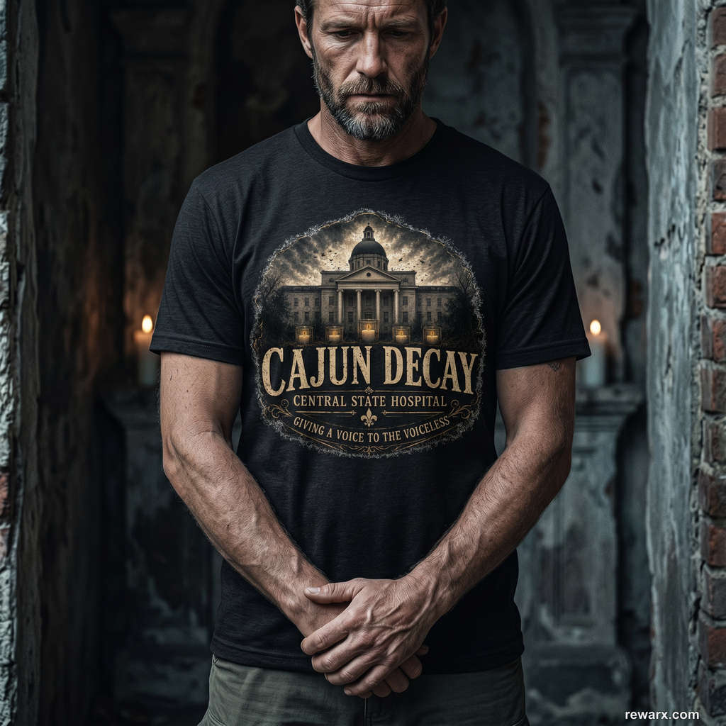Cajun Decay – Central State Hospital Unisex Tee ("Voice for the Voiceless")