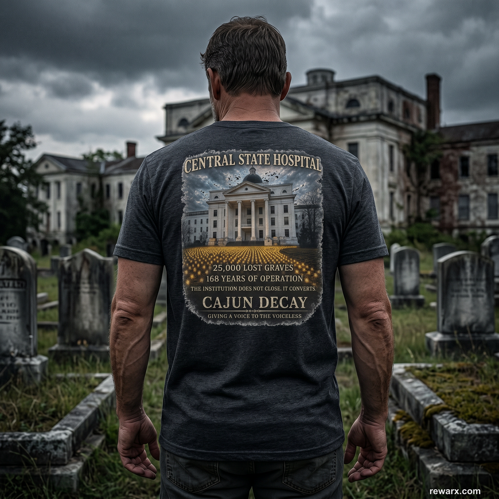 Cajun Decay – Central State Hospital Unisex Tee ("Voice for the Voiceless")