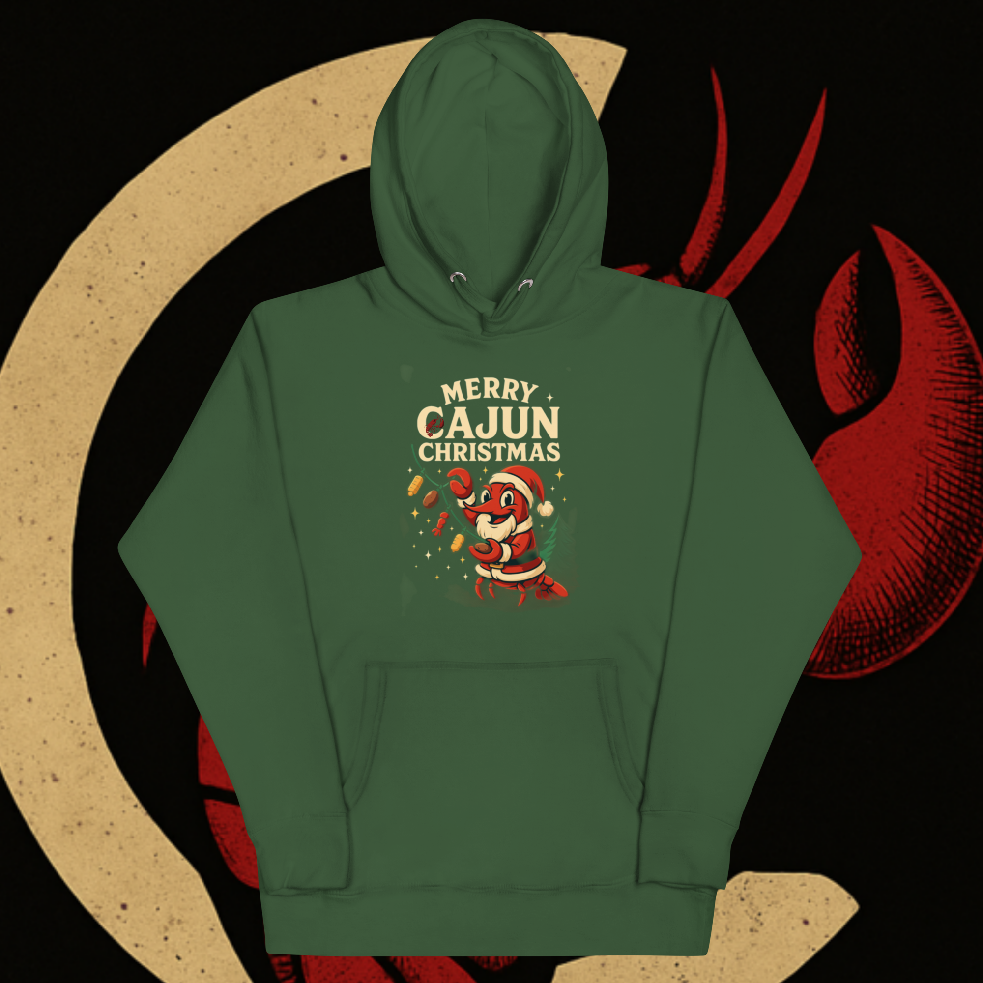 Merry Cajun Christmas Hoodie