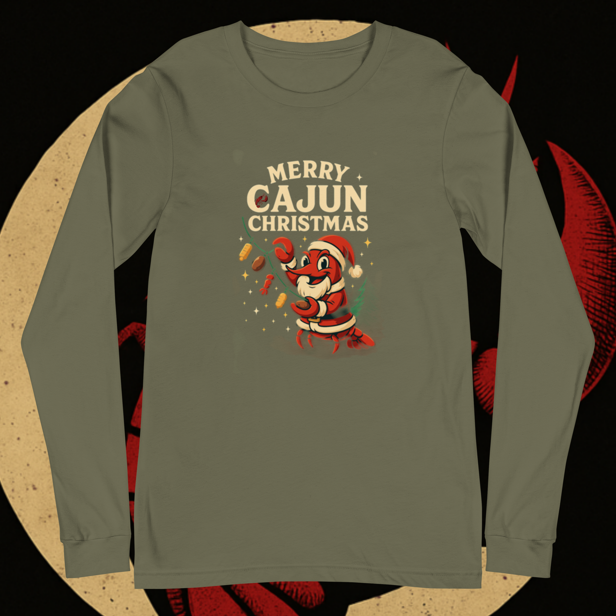 Merry Cajun Christmas Long Sleeve